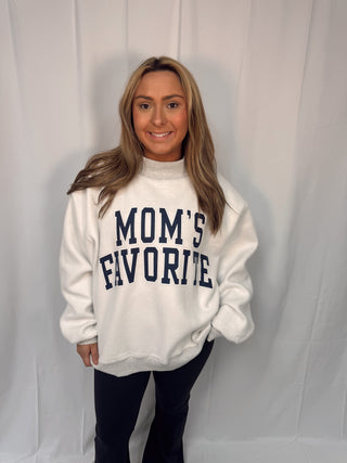 Mom’s Favorite/Dad’s Favorite Reversible Mockneck Sweatshirt