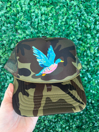 Just Ducky Camo Snapback Hat