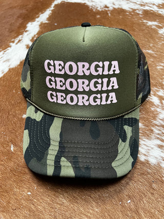 Georgia Camo Trucker Hat