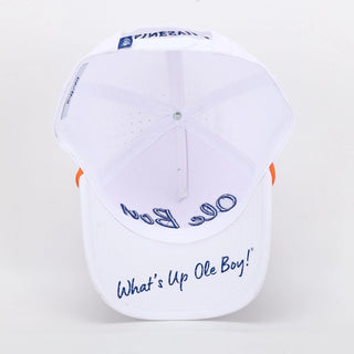 OLE BOY Florida Game Day Performance Golf Hat - White