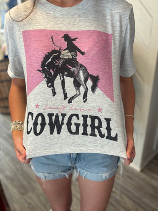 Cowboy Rodeo Cropped Graphic Tee