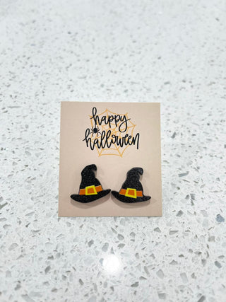 Halloween Stud Earrings Hats