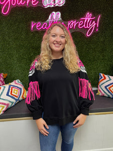 Easy Tiger Fringe Pullover