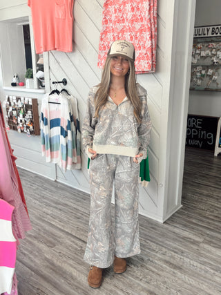 Easy Does It Camo Pullover
