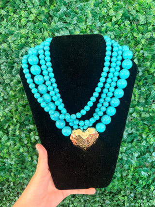 Sweetheart Shine Statement Necklace