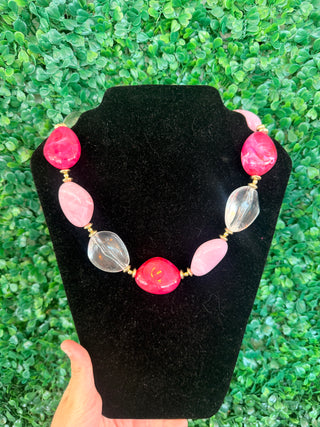 Sunset Sorbet Statement Necklace