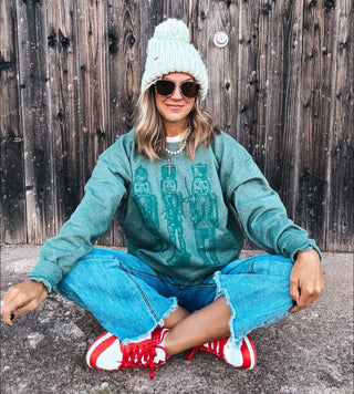 Forest Monochrome Nutcracker Sweatshirt