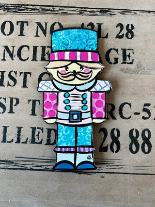 Pink Nutcracker Mini Attachment for Door Hanger