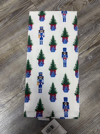 Mary Square Tea Towel Merry Marchers Print