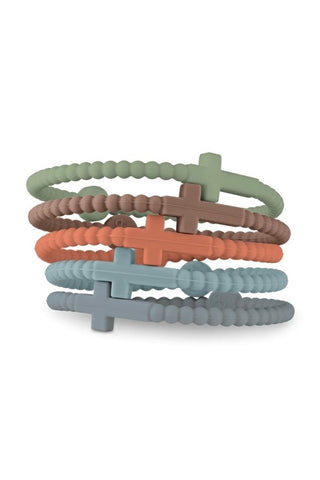 Earthy Sage Faith Bracelet Set