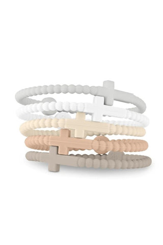 Neutral Grace Faith Bracelet Set