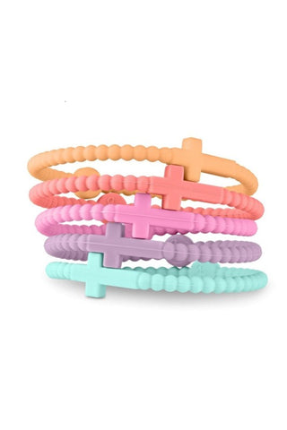 Cotton Candy Faith Bracelet Set
