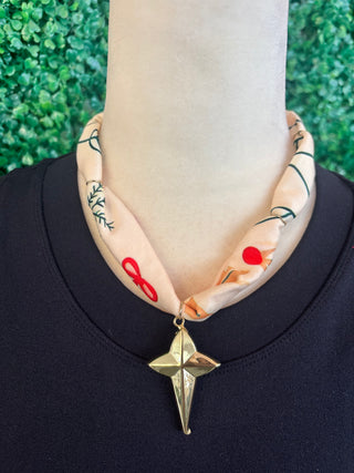 Guiding Light Scarf Necklace