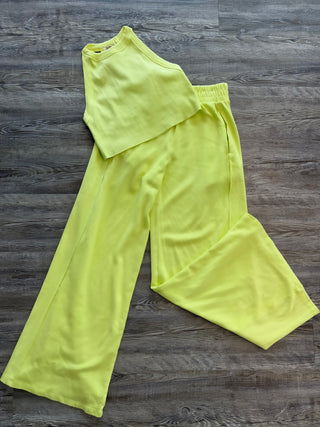 Lime Luxe Wide Leg Set