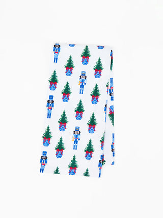 Mary Square Tea Towel Merry Marchers Print