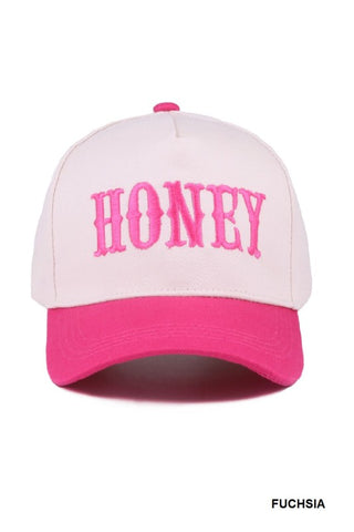 Honey Embroidered Baseball Cap