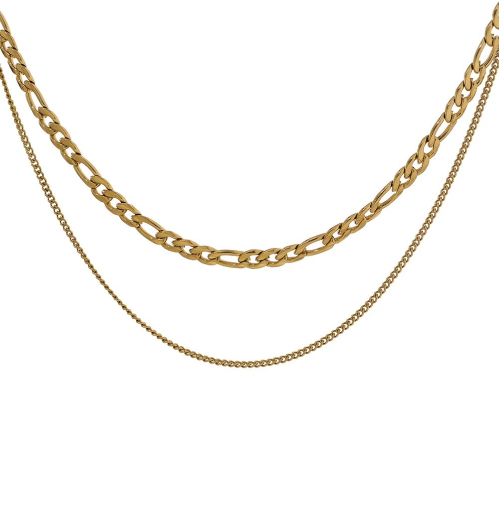 The Layered Dainty Chain Necklace