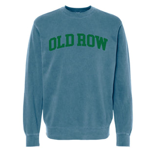Old Row Pigment Dyed Crewneck in Blue Jean