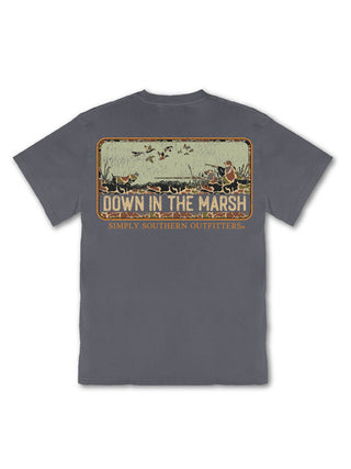 Simply Southern Down the Marsh Tee