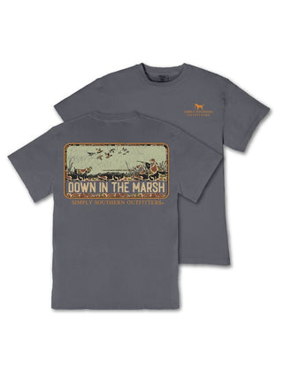 Simply Southern Down the Marsh Tee