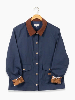 Simply Southern Darling Navy Barn Jacket