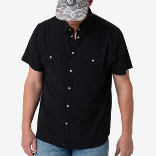 Burlebo Performance Western Shirt - Black
