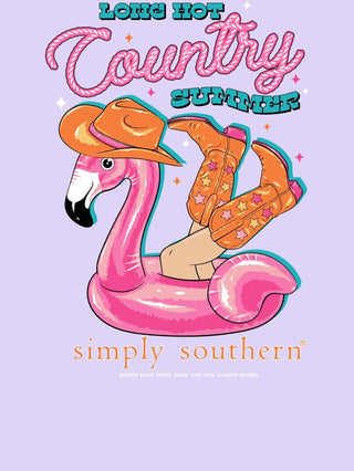 Simply Southern Long Hot Country Summer Graphic Tee