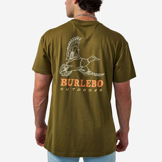 Burlebo Short Sleeve Tee - Duck Wild - Hunter Green