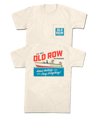 Old Row Outdoors Vintage Boat Pocket Tee