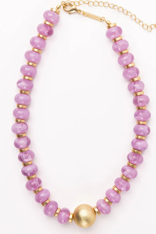 Kylie Necklace in Orchid