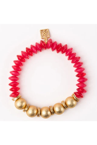 Luna Bracelet in Hot Pink