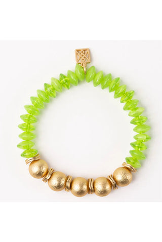 Luna Bracelet in Lime