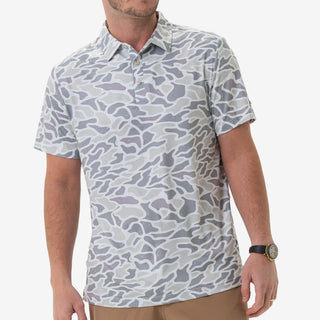 Burlebo Performance Polo - White Camo