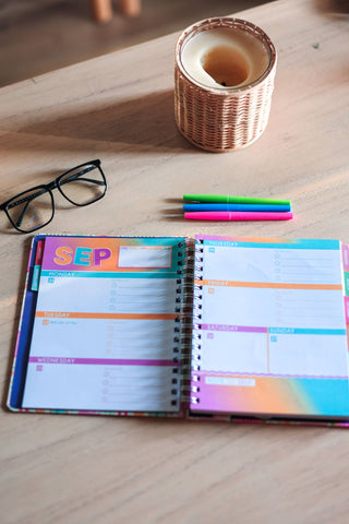 17 Month Planners - (2026 - 2027): Floral Geo