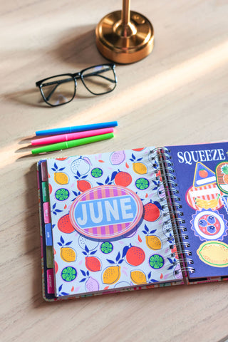 17 Month Planners - (2026 - 2027): Happy Checkered