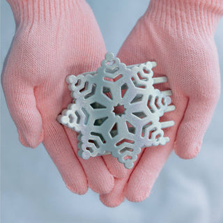 Flat Hair Clip | Medium | Snowflake