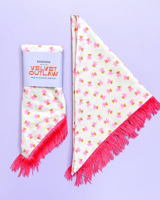 Fringe Bandana - Red