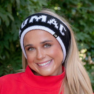 Lulu Mac Cozy Days Knit Headwrap in Black