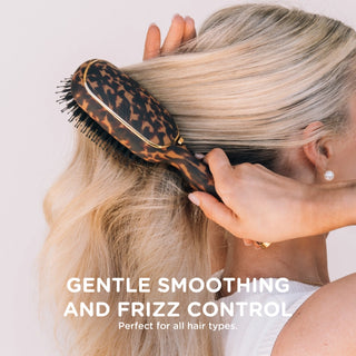 Teleties Boar Bristle Hair Brush | Tortoise