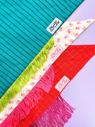Fringe Bandana - Blue