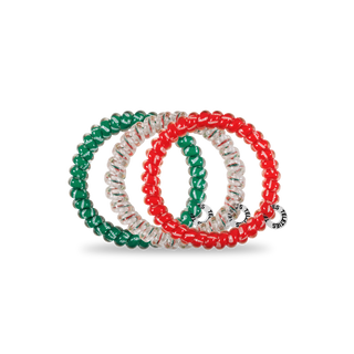 Spiral Hair Coils | Small | Hooked on Christmas Hair Ties