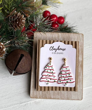Christmas Earrings: Christmas Cakes