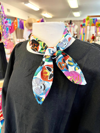 Mexican Wrestler "Luchador" Ascot Scarf