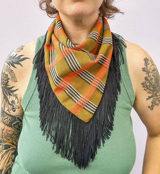Autumn Edge Fringe Bandana
