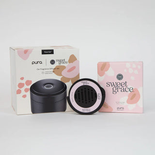 Sweet Grace Bridgewater + PURA Sweet Grace Car Diffuser Set
