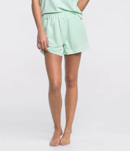 Southern Shirt Company Textured Knit Lounge Shorts  in Marina Mist