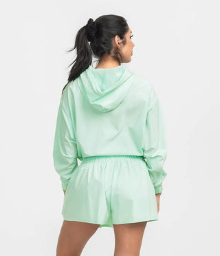 Southern Shirt Company Hybrid Cropped Hoodie - Island Reef