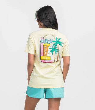 Southern Shirt Company Enjoy The Good Life Tee - Canary