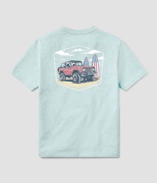 Southern Shirt Company Swell Ride Tee - Aquamarine