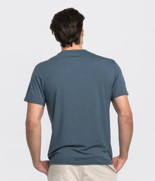 Southern Shirt Company Max Comfort Pocket Tee in Dark Slate